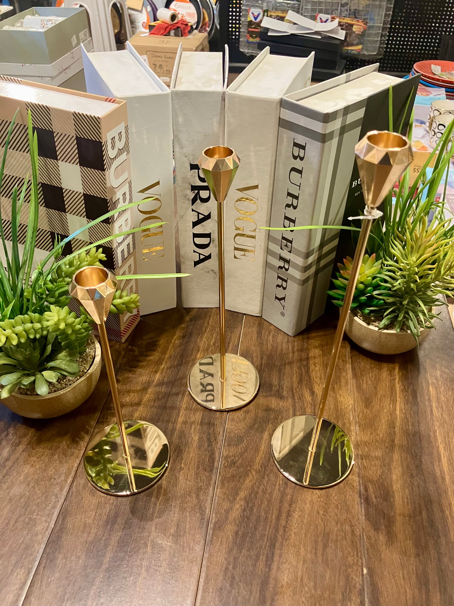 Stainless Steel Candle Set 3Pcs