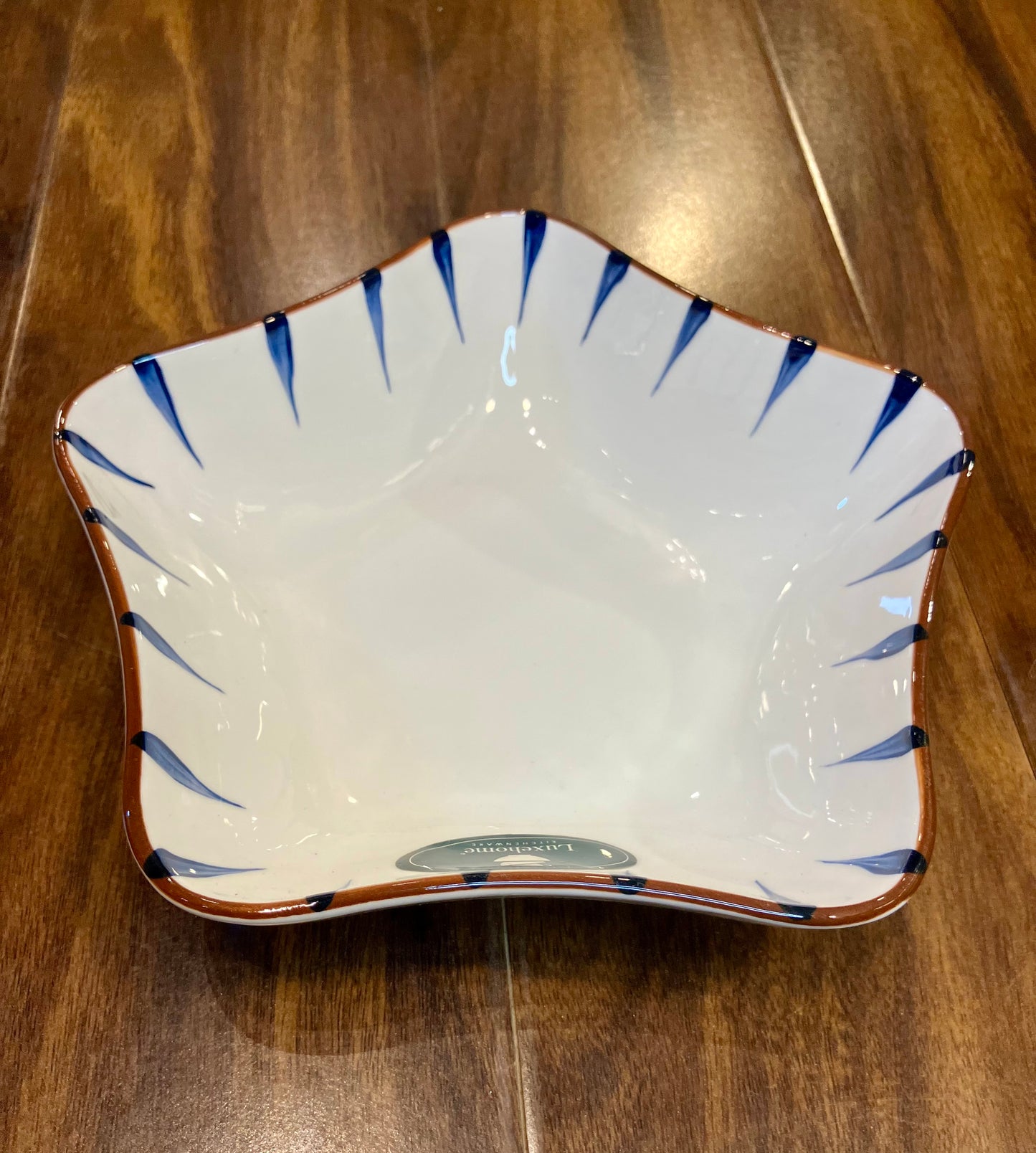 Luxehome Star Shape Porcelain Large Dish 1Pcs