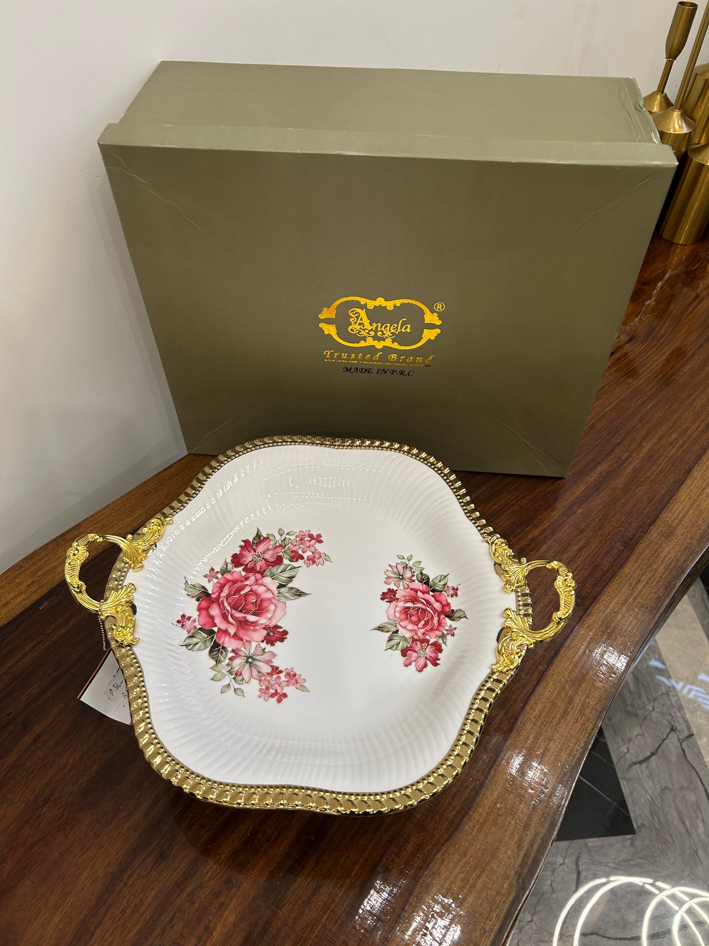 Angela Rose Pink Dish 1Pcs