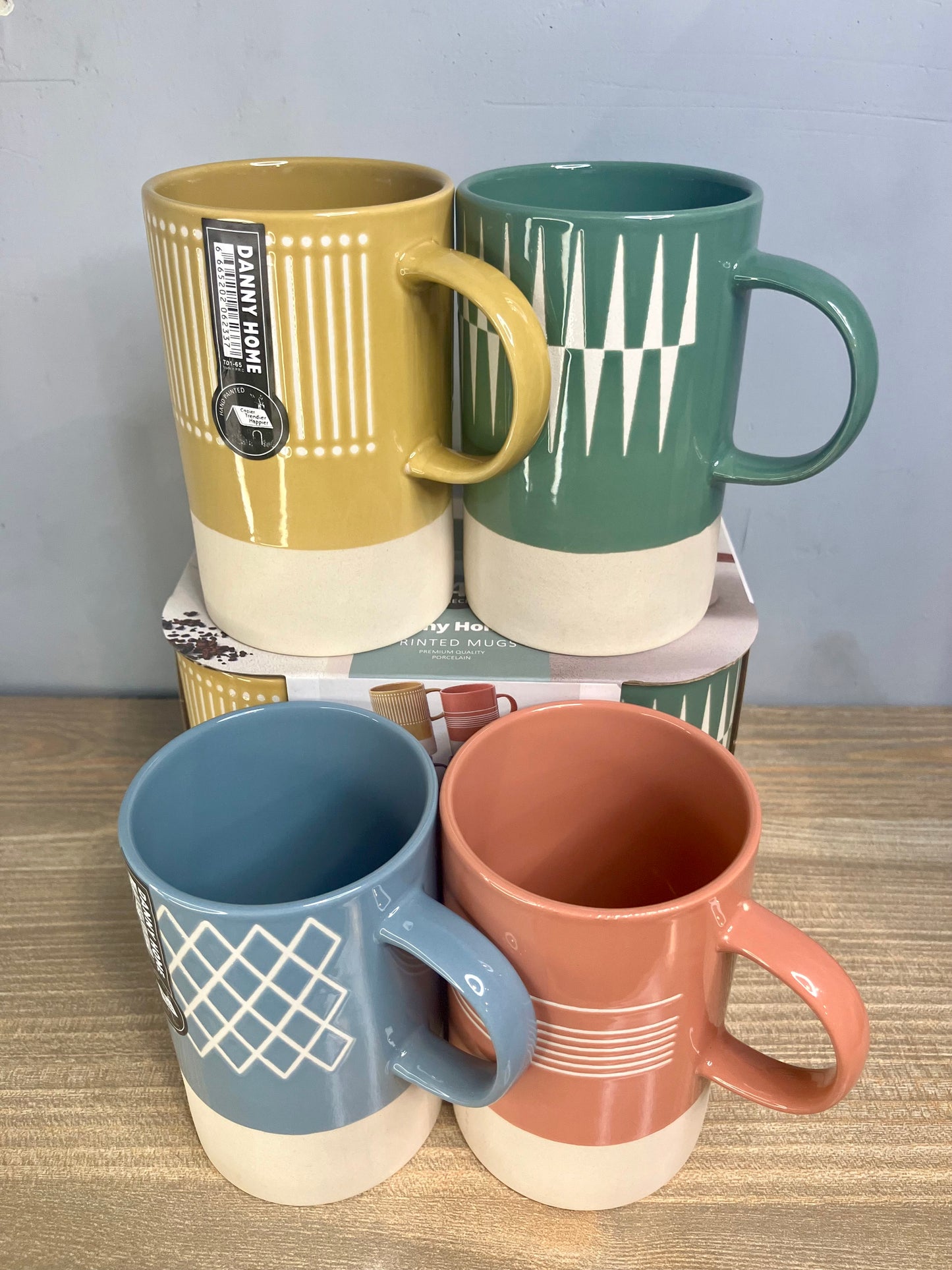 Danny Home Cylinder Mugs 4Pcs