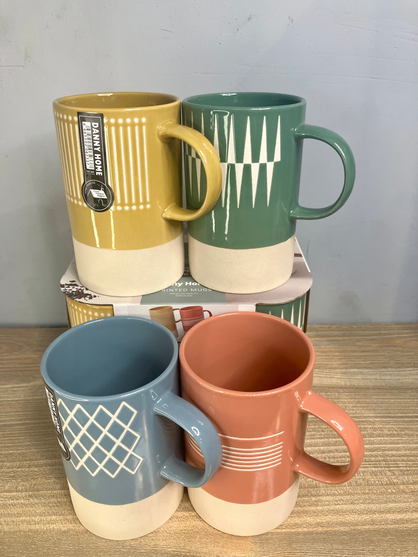 Danny Home Cylinder Mugs 4Pcs