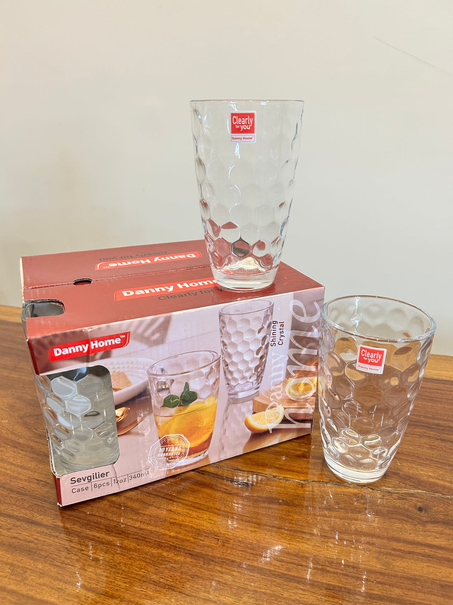 Danny Home Sevgilier Case Glass 6Pcs (340ml)