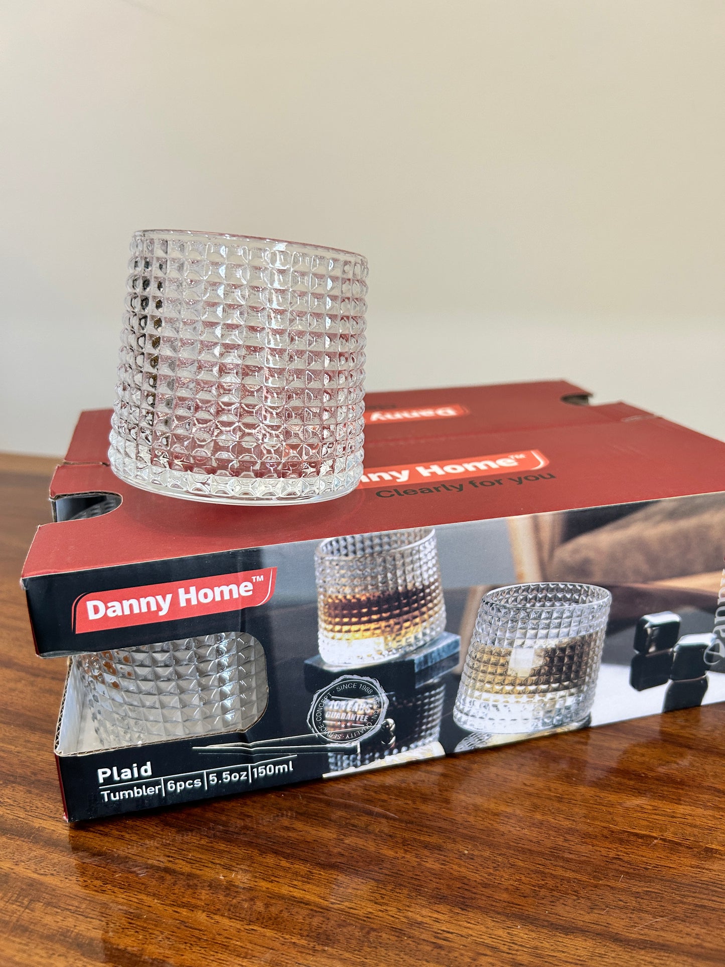 Danny Home Revolving Glasses 6Pcs