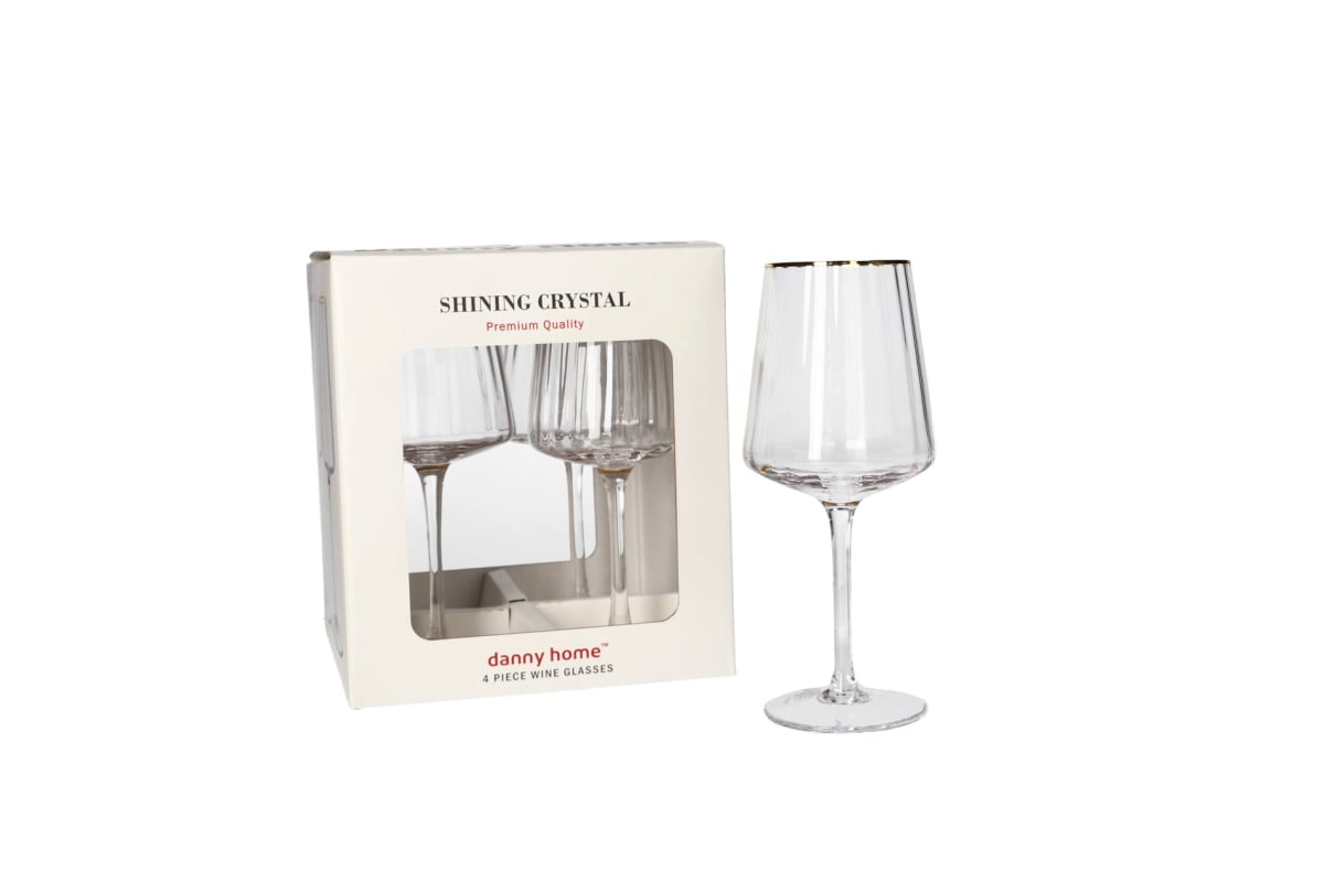 Danny Home Shining Crystal Glasses 4Pcs