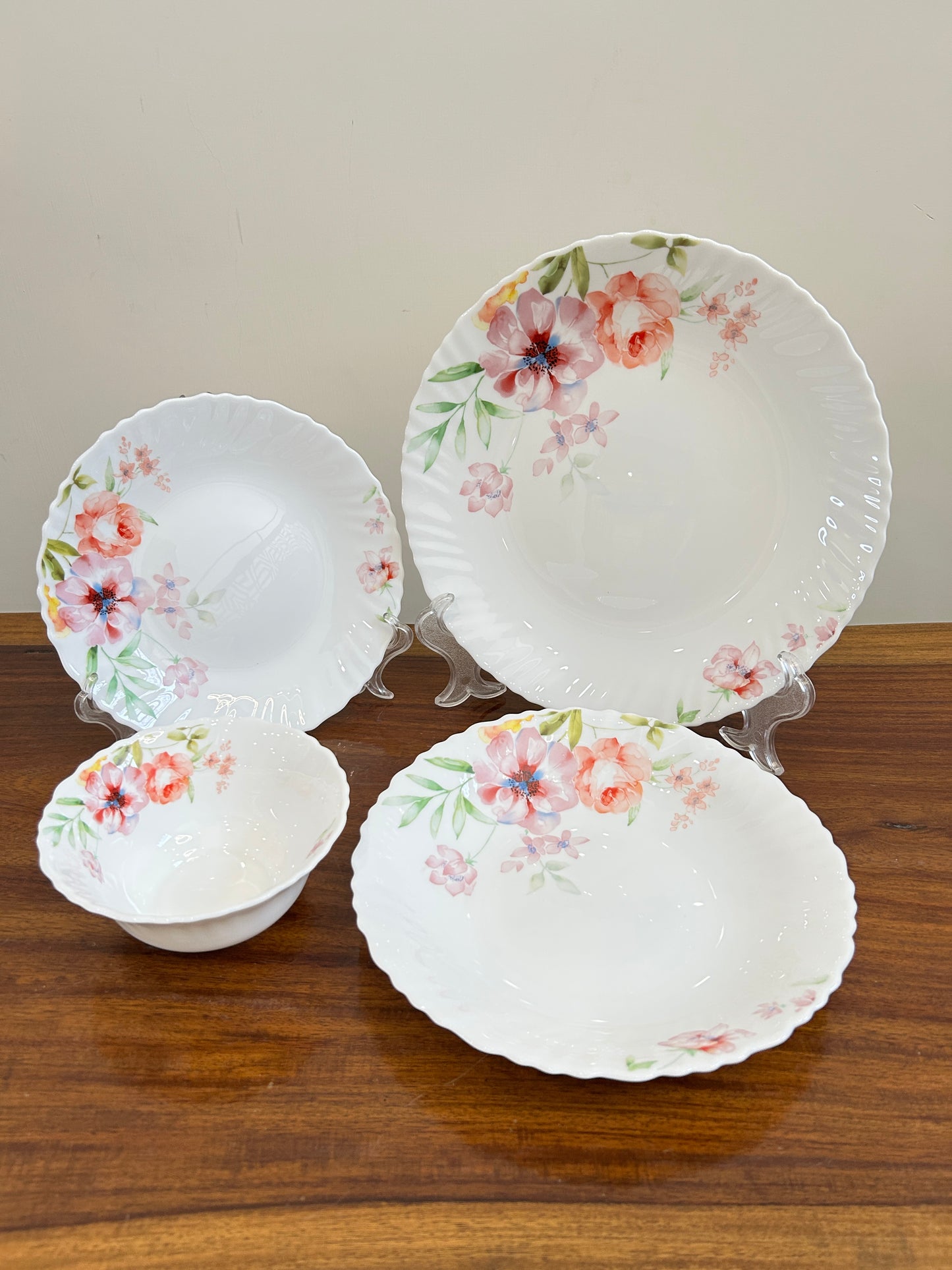 Danny Home Opal Plate Flower Set 24Pcs