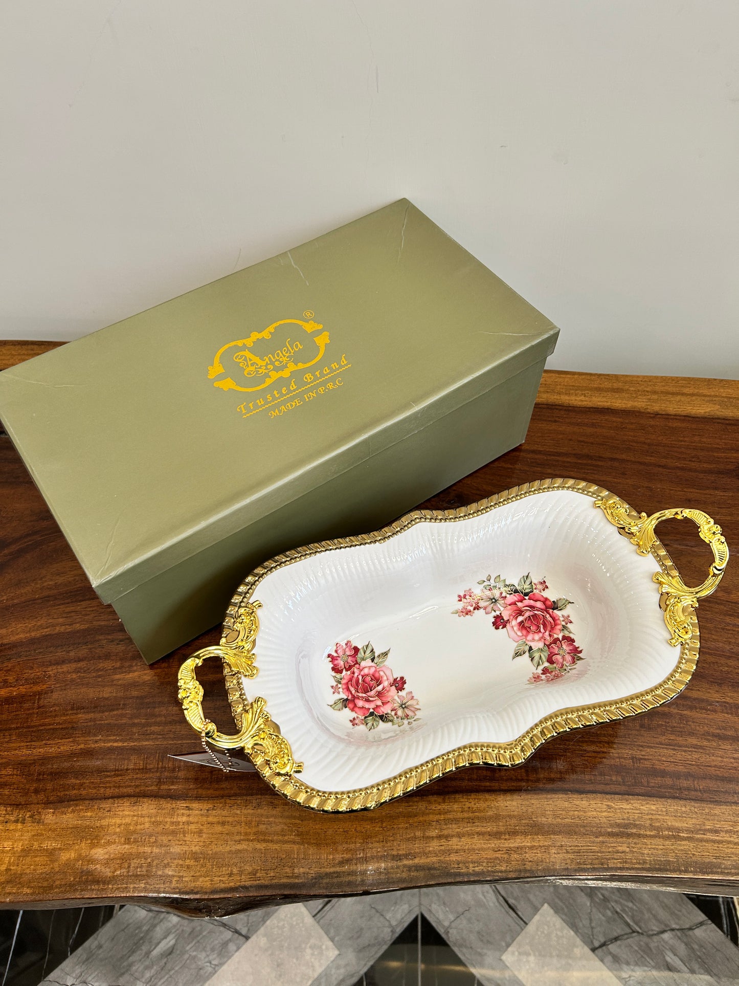 Angela Rose Pink Dish 1Pcs