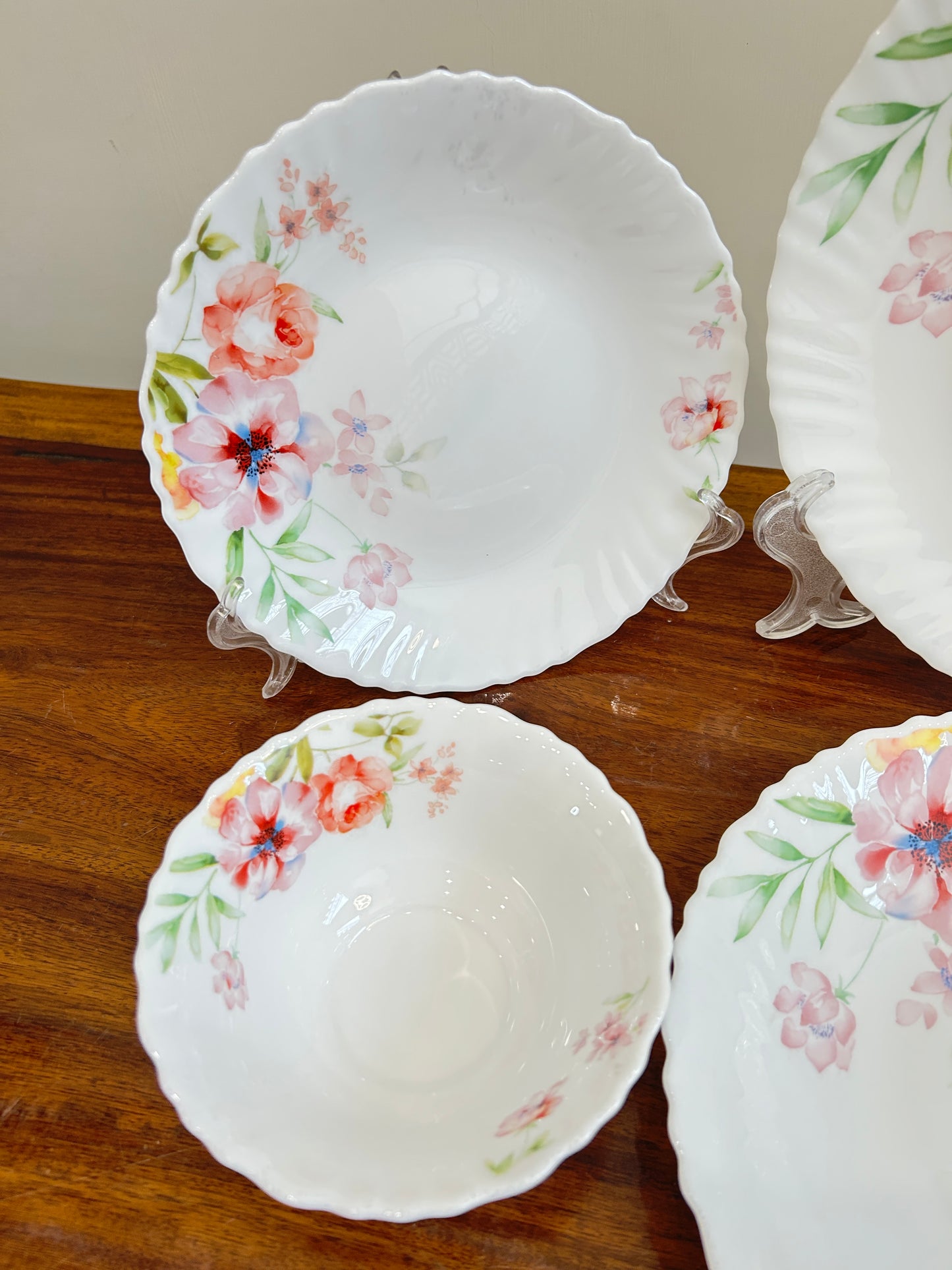 Danny Home Opal Plate Flower Set 24Pcs