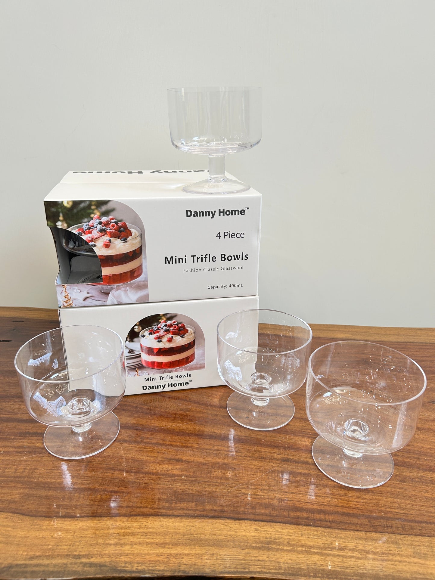 Danny Home Mini Trifle Bowl 4Pcs