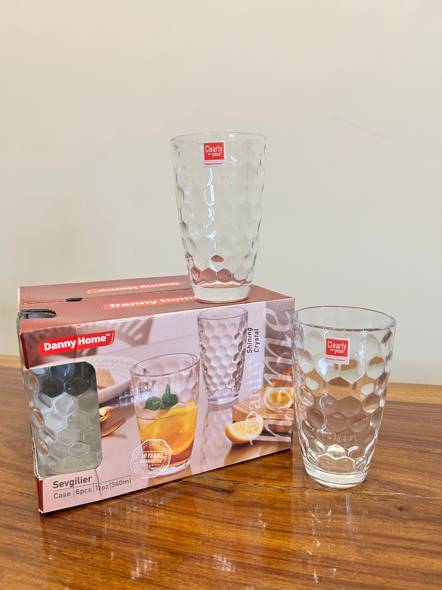 Danny Home Sevgilier Case Glass 6Pcs (340ml)
