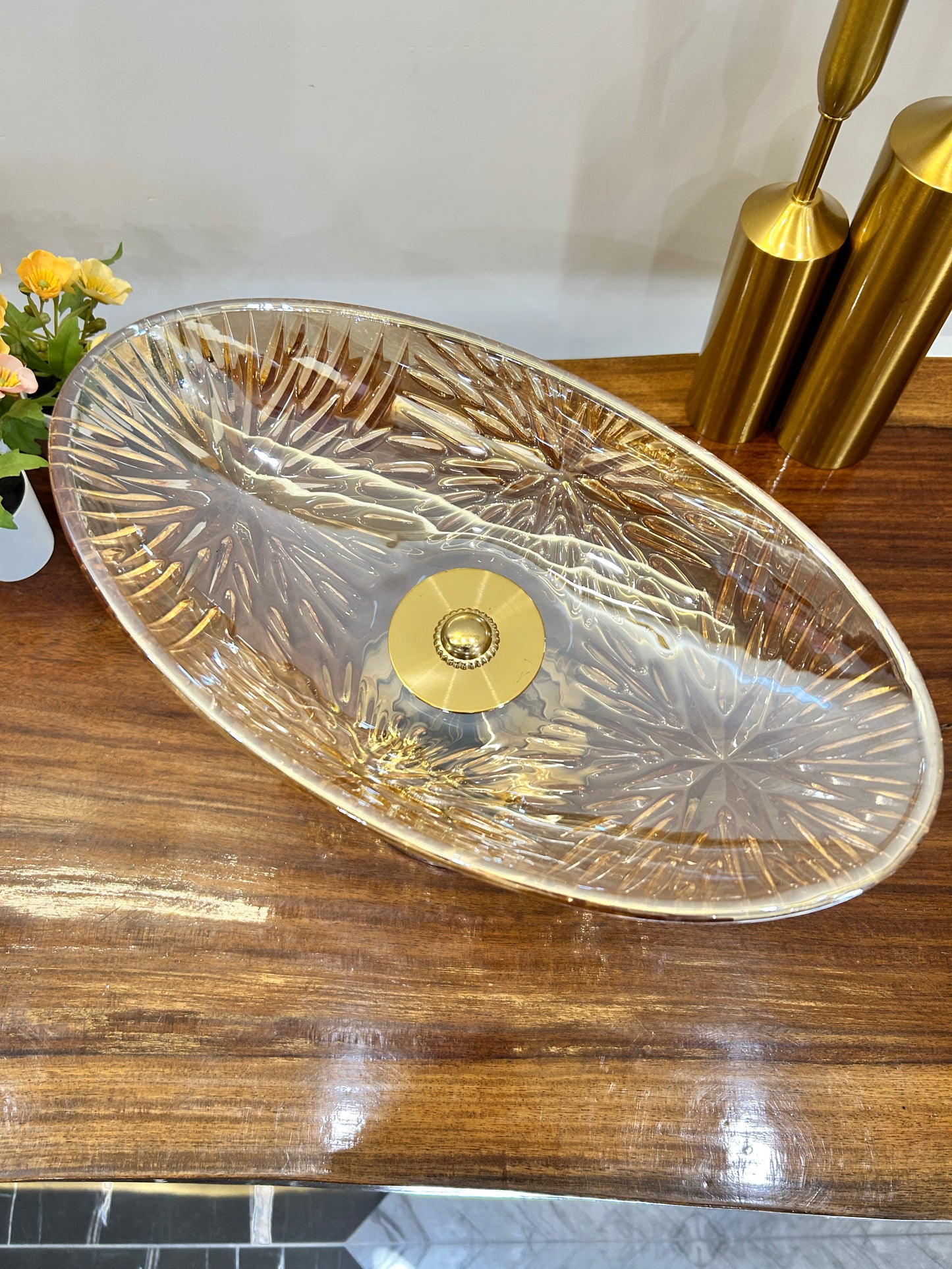 Decorative Oval Candy Dish