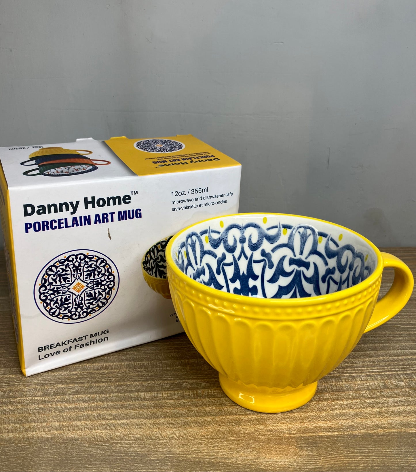 Danny Home Porcelain Art Mug (1Pcs)