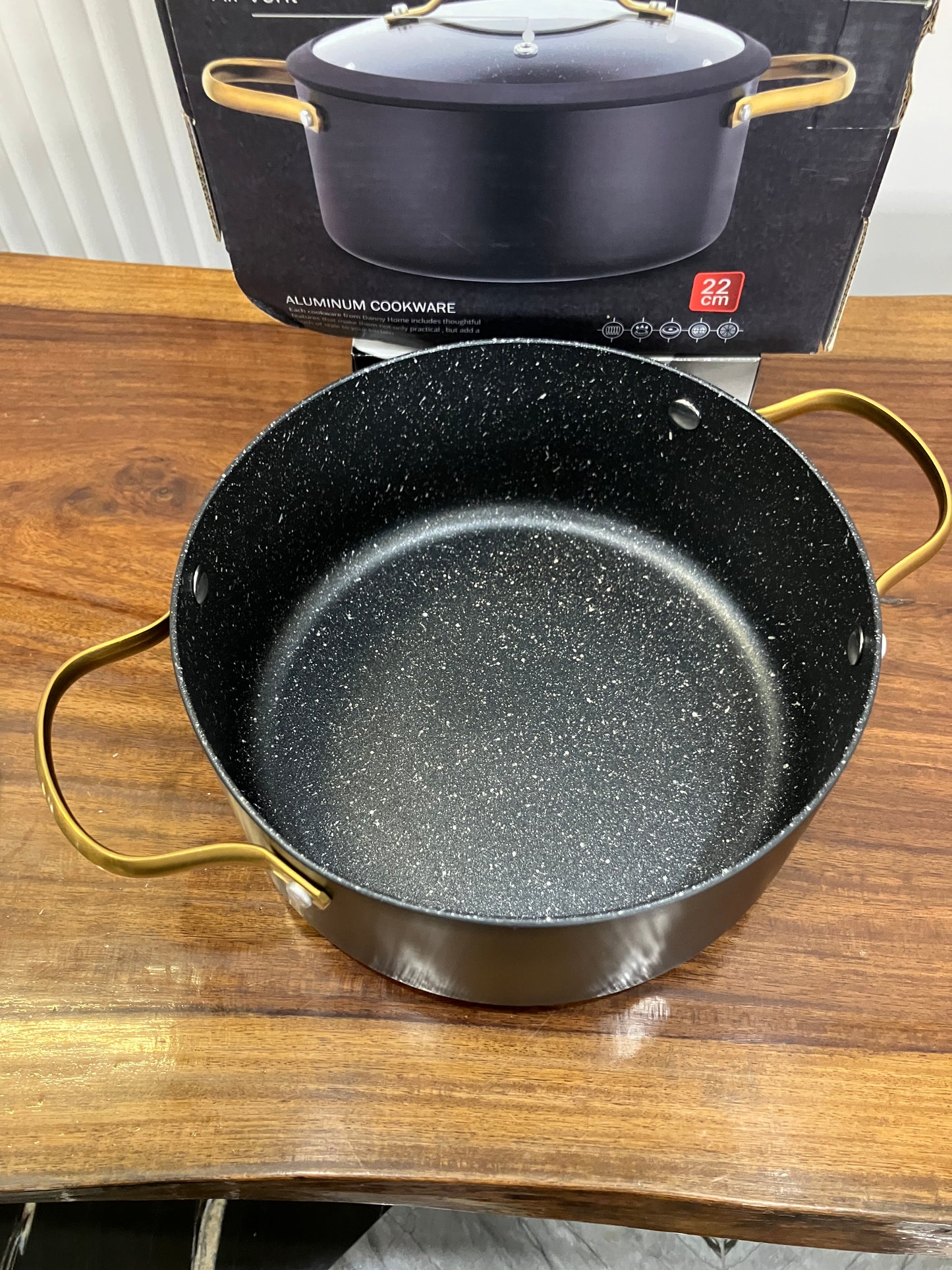 Danny Home Aluminium Non-Stick Casserole 3.6L
