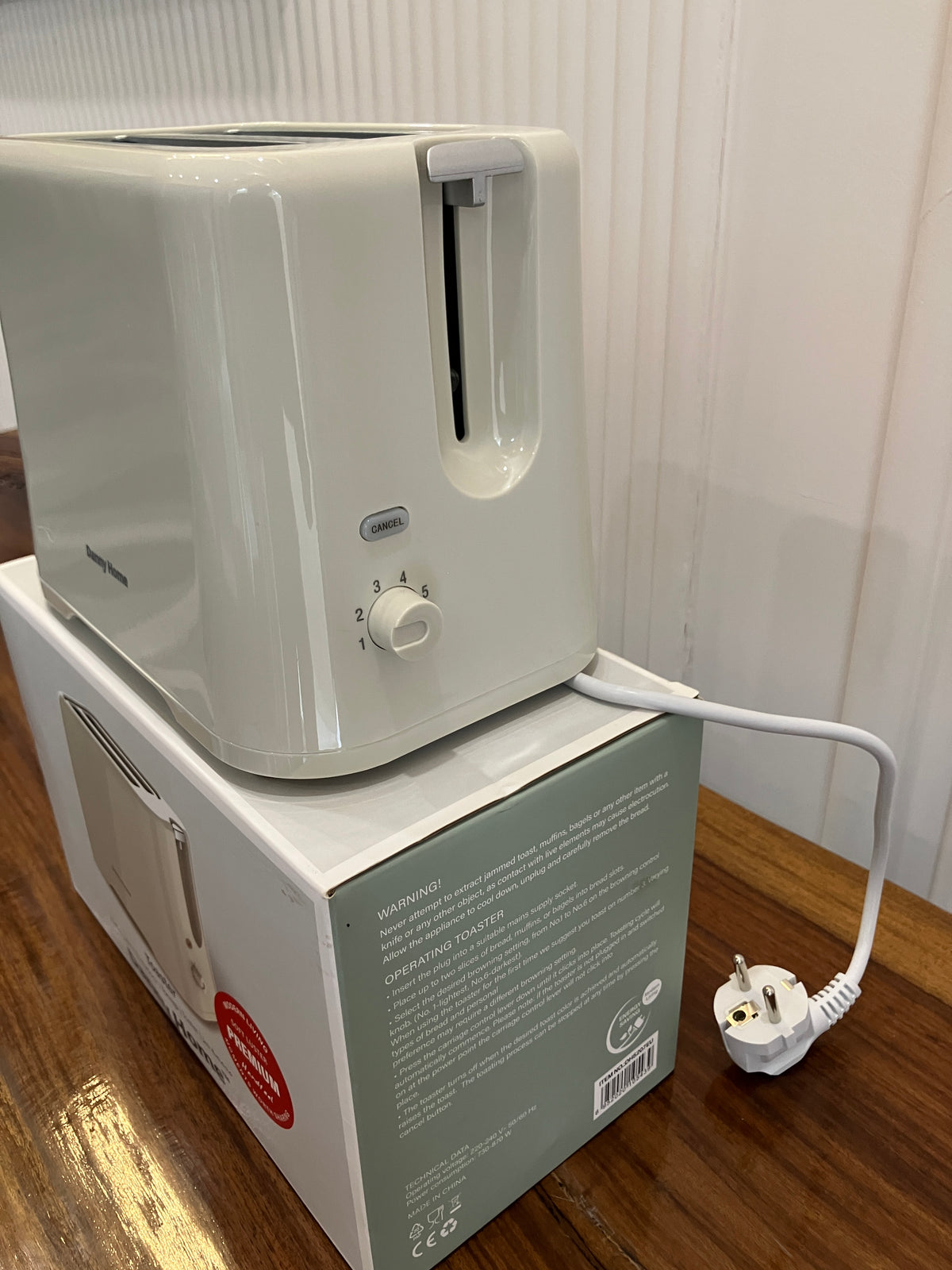 Danny Home Premium Electric Toaster (2 Slot)