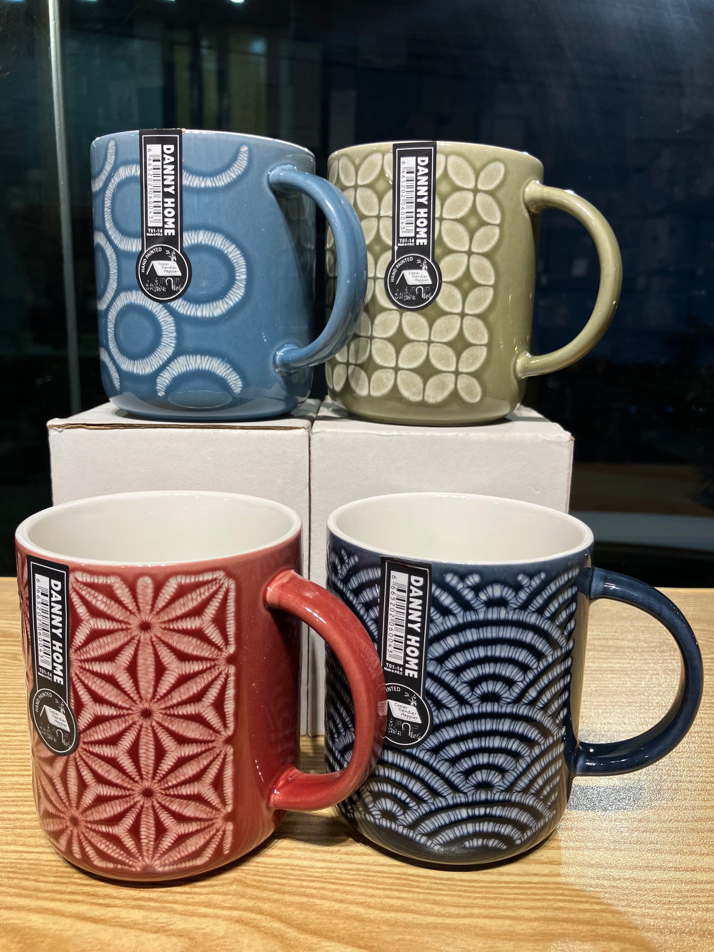 Danny Home Symmetry Mugs 4Pcs