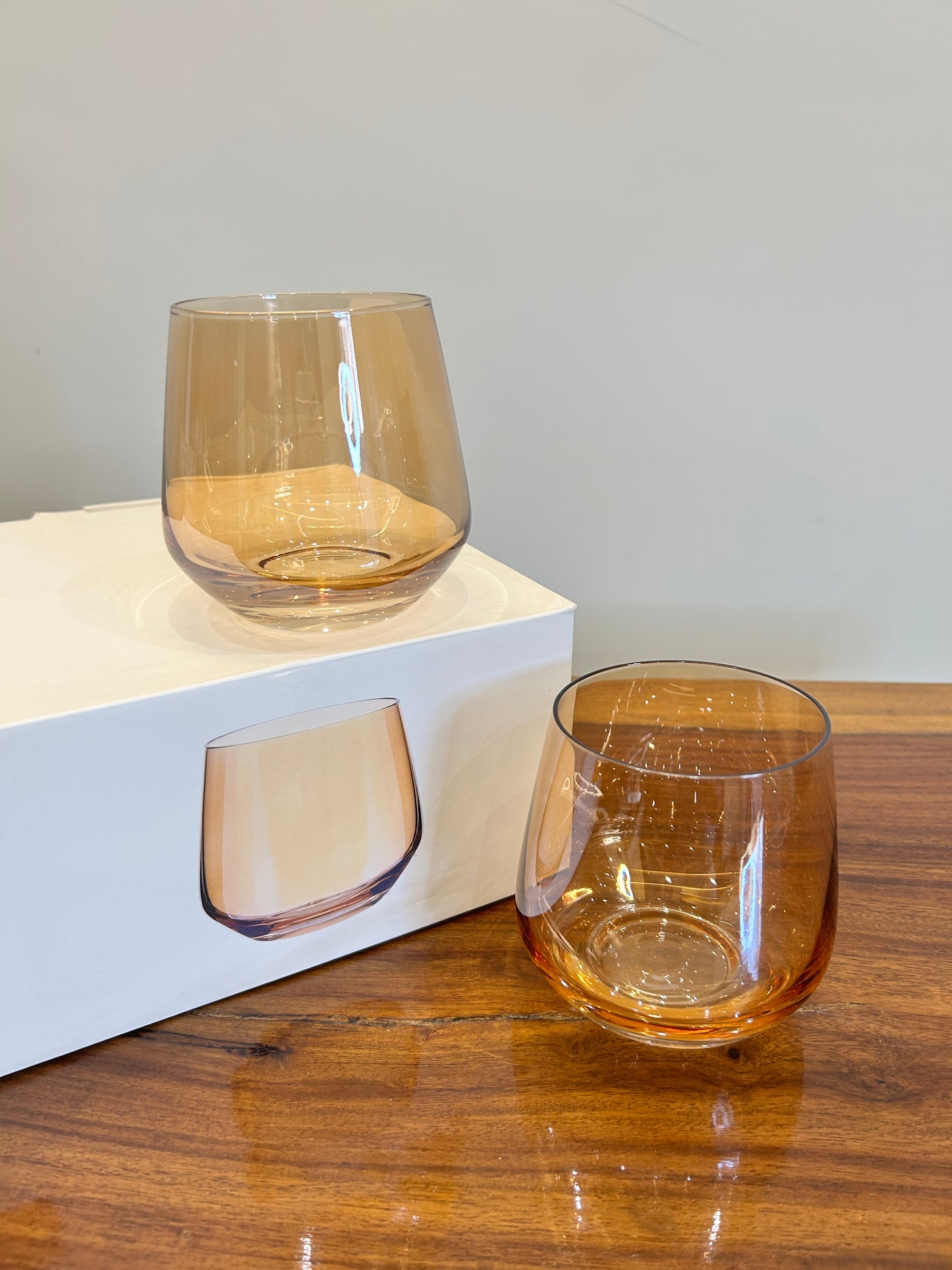 Danny Home Orange Bar Glass 6Pcs (360ml)
