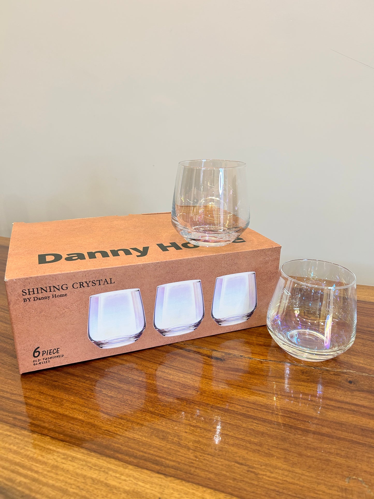 Danny Home Rainbow Glass 6Pcs (360ml)