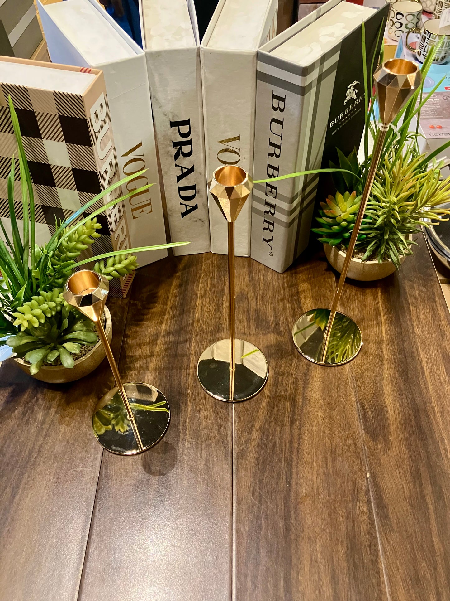 Stainless Steel Candle Set 3Pcs
