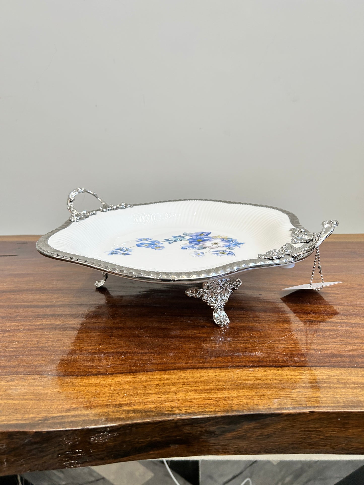 Angela Blue Rose Dish 1Pcs