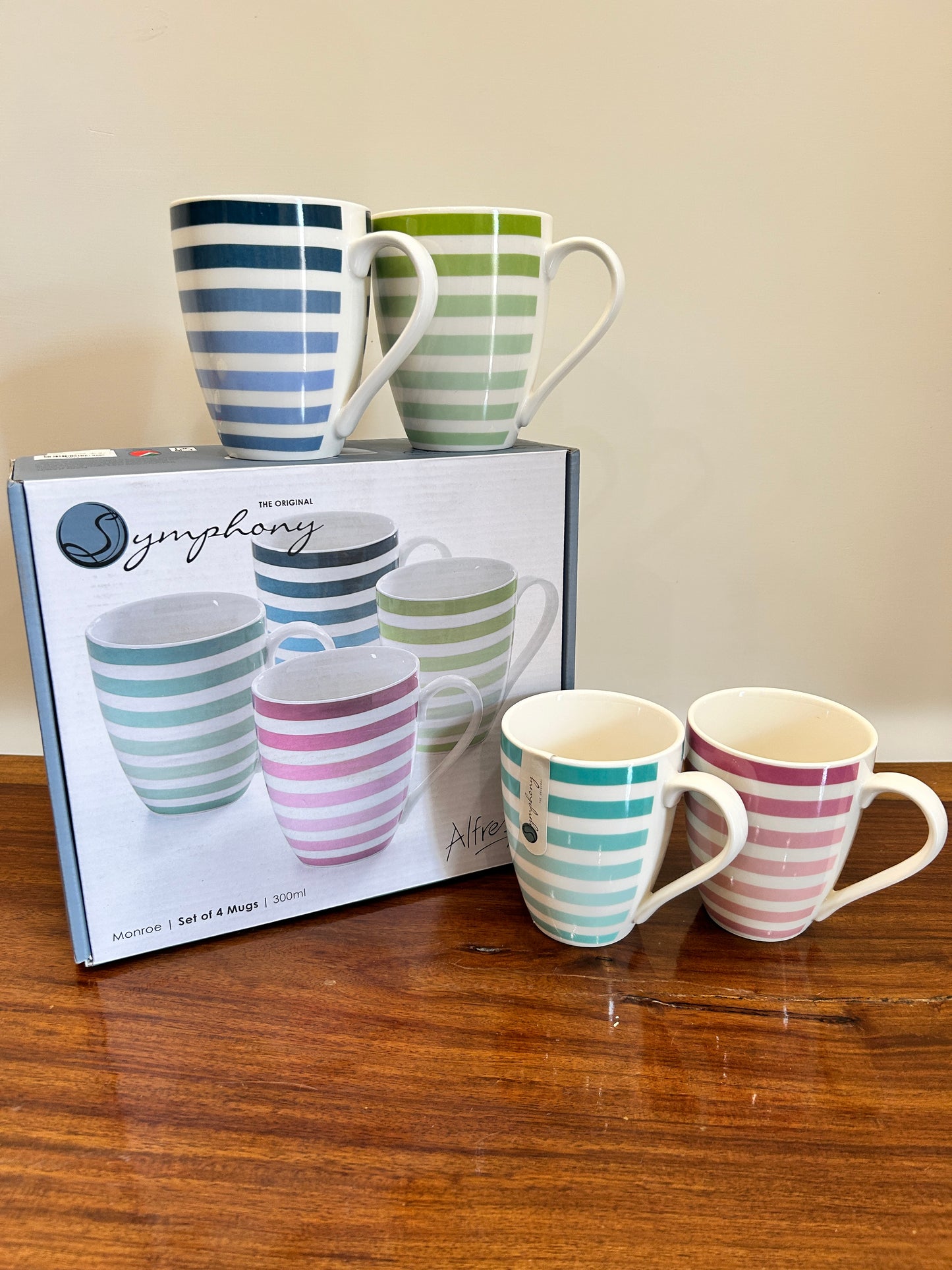 Symphony Monroe Mugs 4Pcs