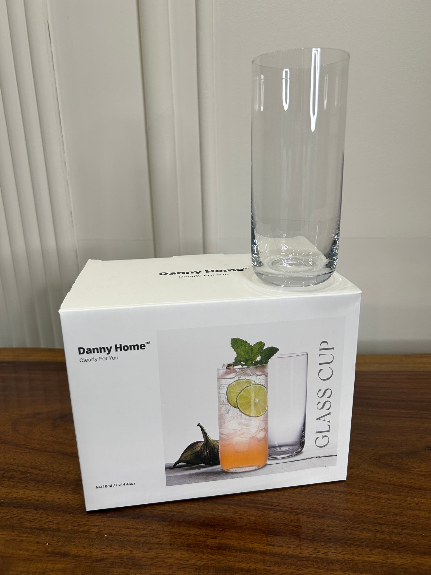 Danny Home Clear Glass 6Pcs (410ml)