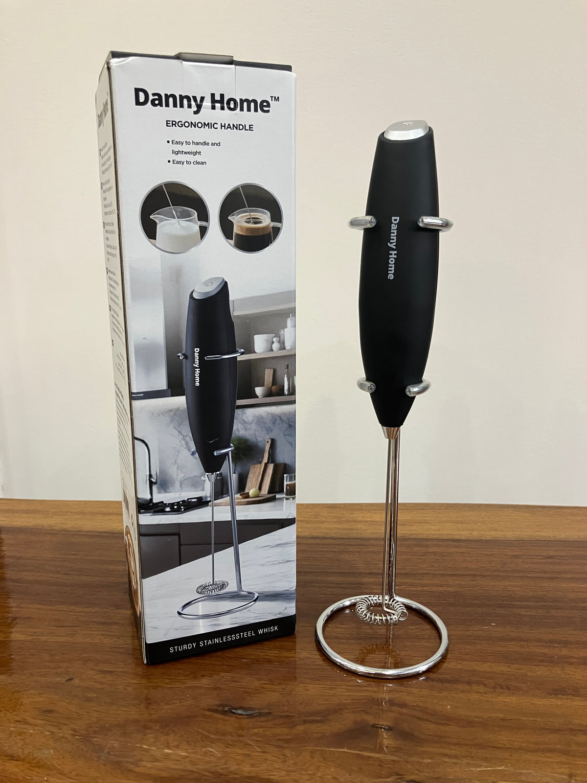 Danny Home Milk/Coffee Beater + Stand