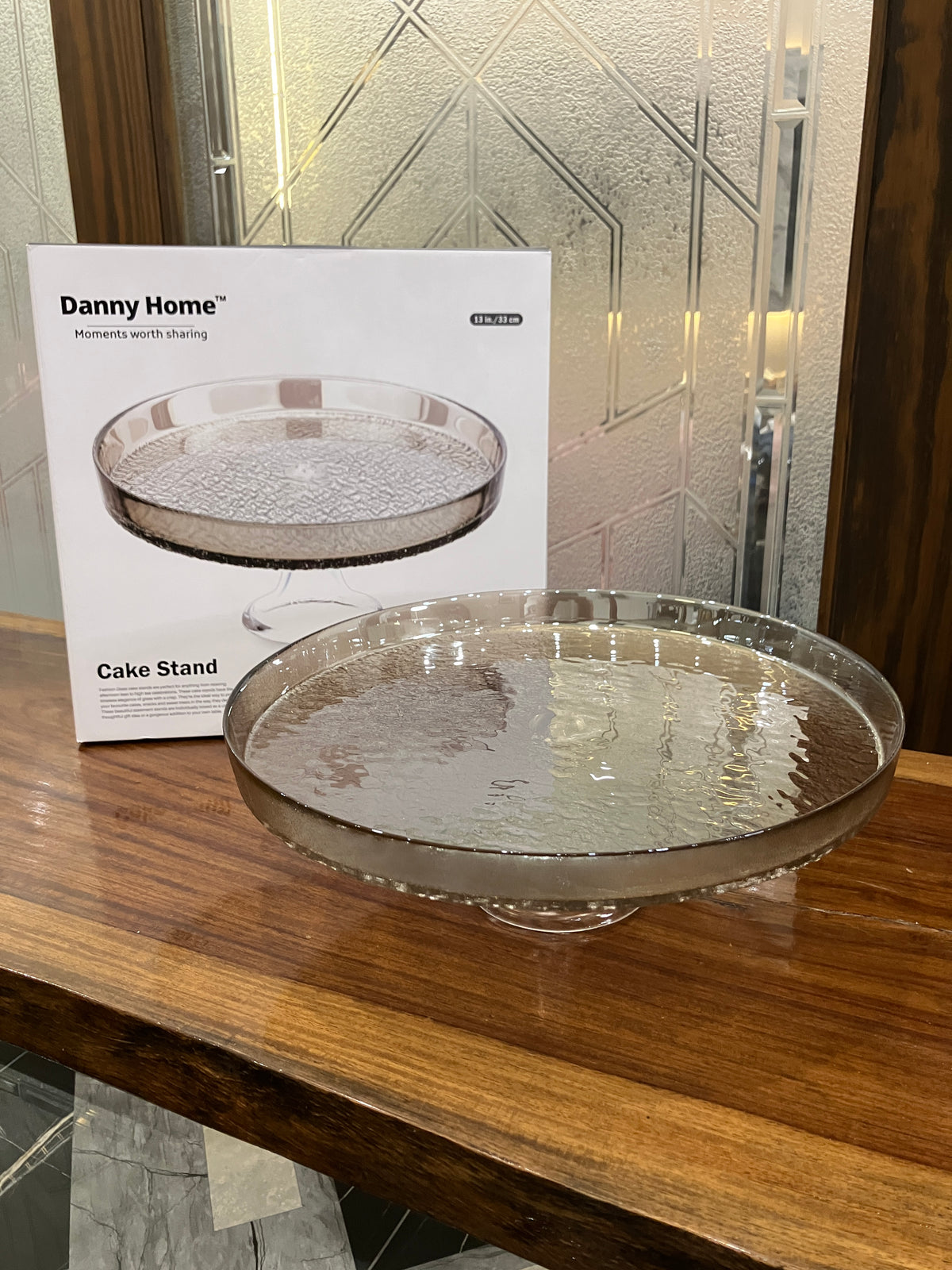 Danny Home Glass Cake Dish