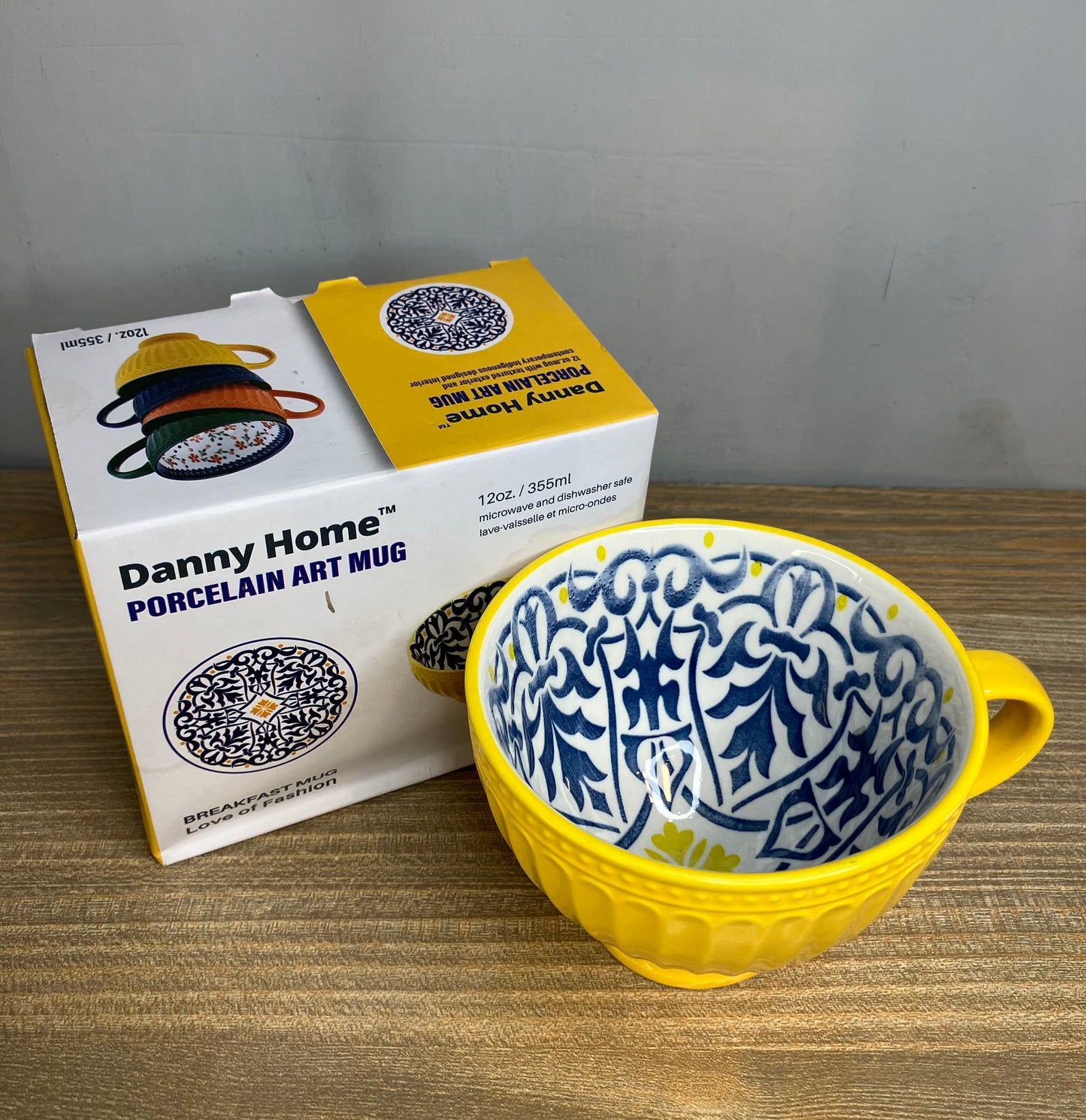 Danny Home Porcelain Art Mug (1Pcs)