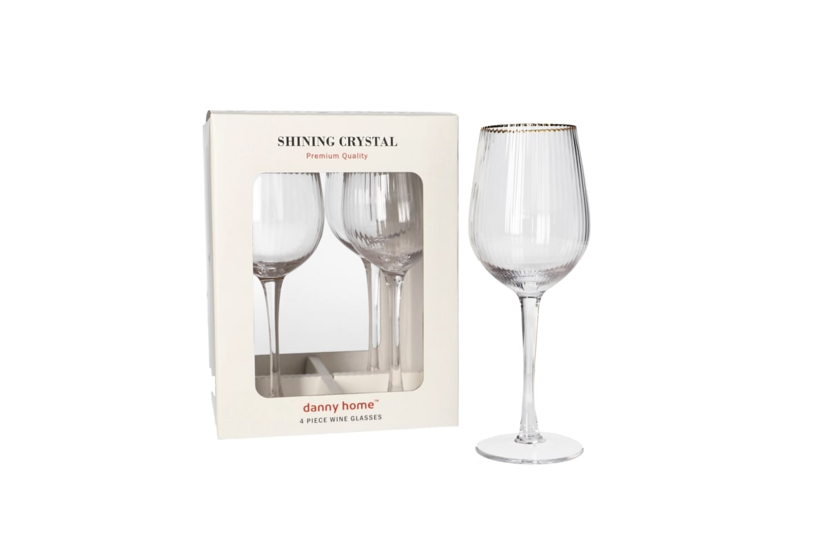Danny Home Shining Crystal Glasses 4Pcs