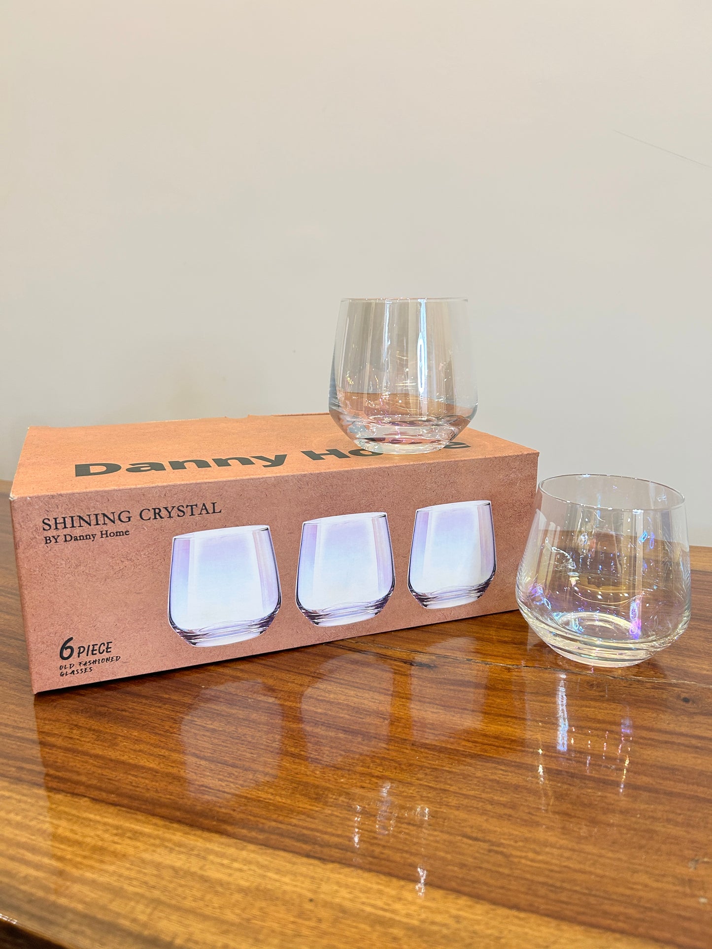 Danny Home Rainbow Glass 6Pcs (360ml)