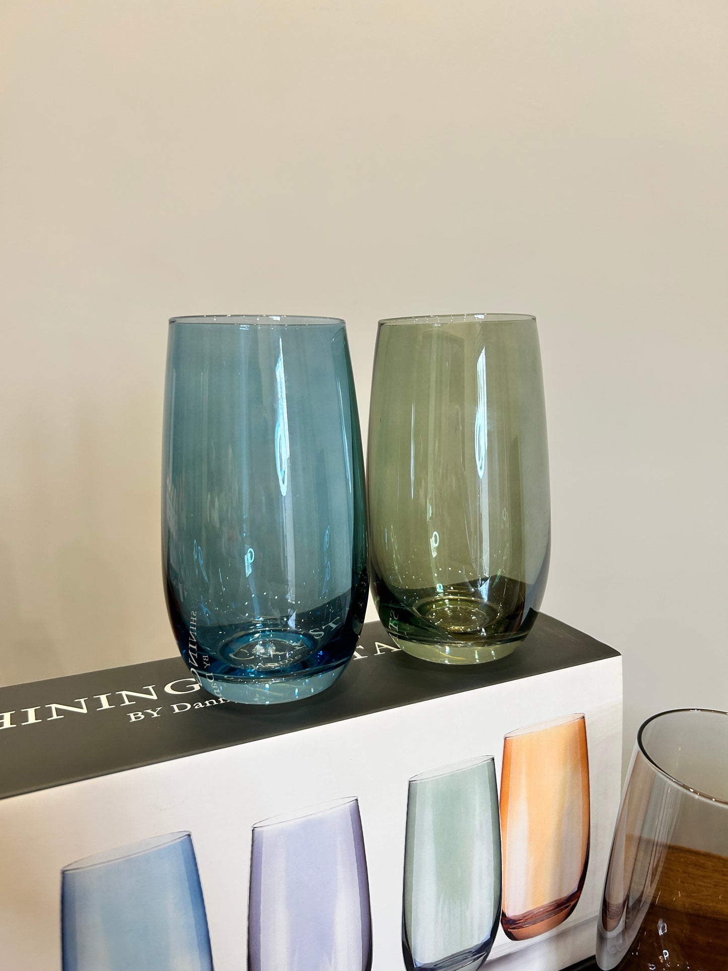 Danny Home Multicolour Glass 4Pcs (410ml)