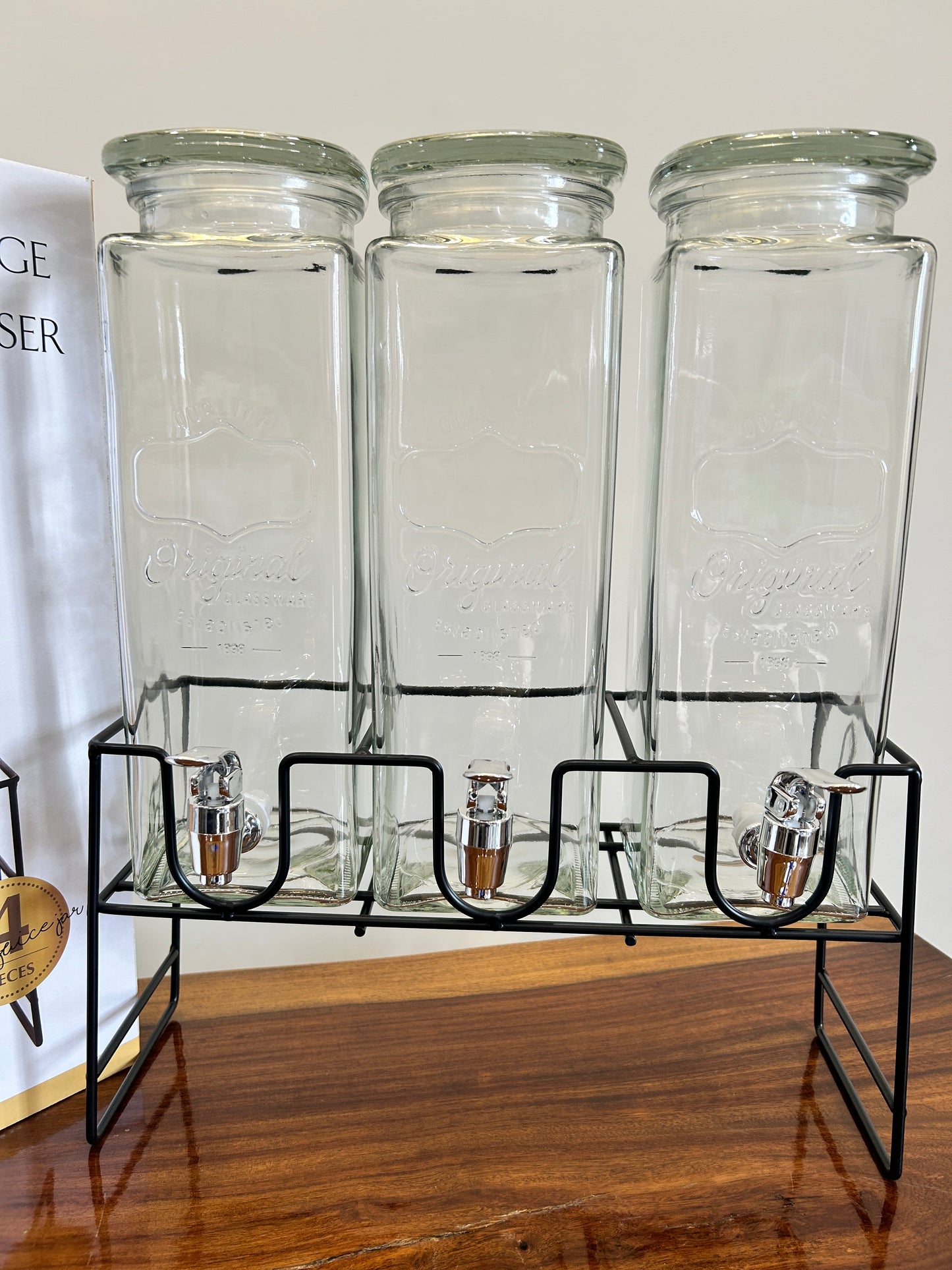 Danny Home Glass Beverage Dispensers 3Pcs