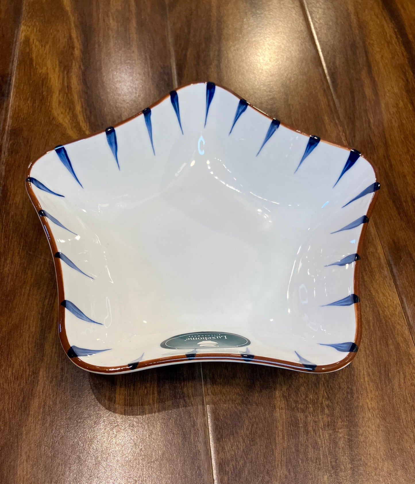 Luxehome Star Shape Porcelain Large Dish 1Pcs