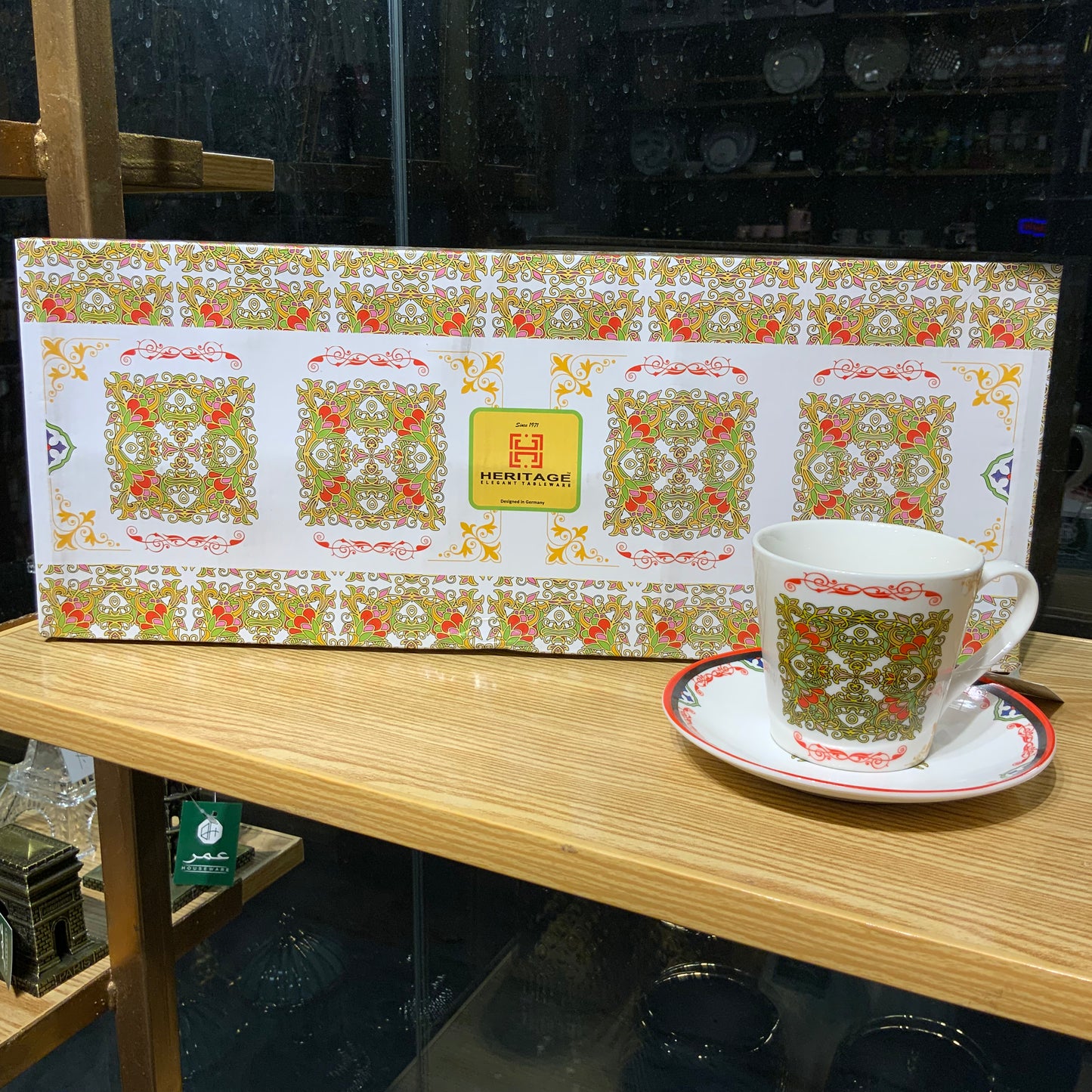 Heritage Cup Saucer Set 6Pcs