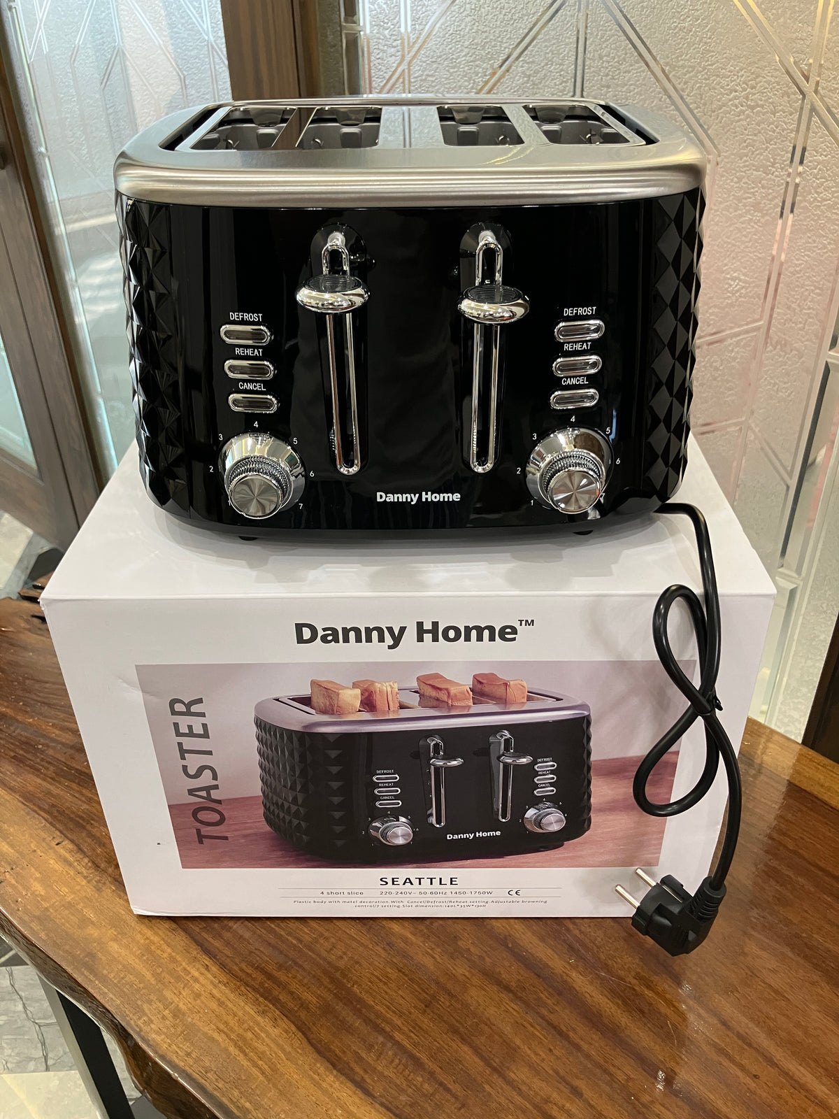 Danny Home Seattle Electric Toaster (4 Slot)