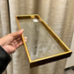 Golden Acrylic Decor Tray Leaves 1Pcs