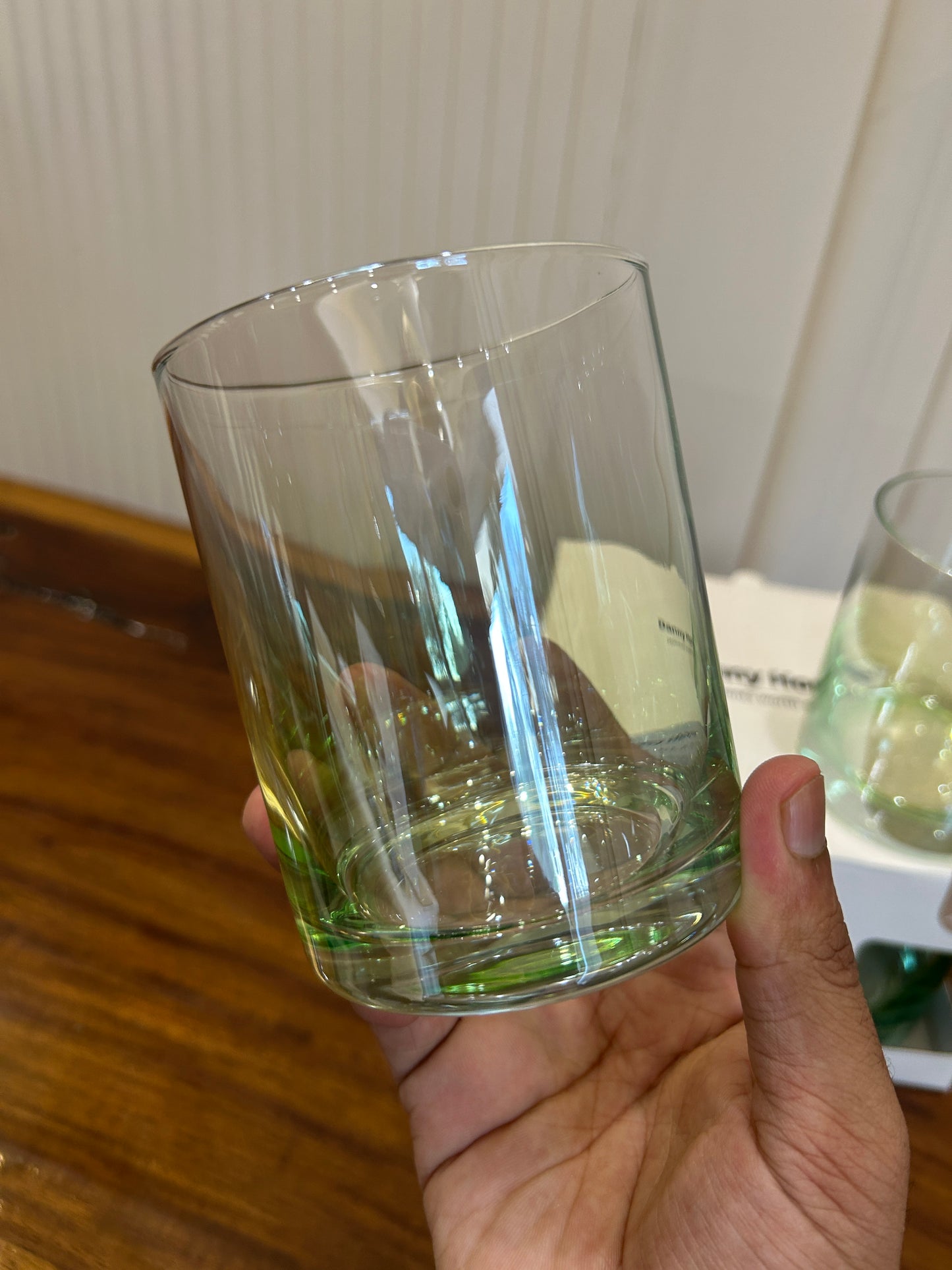 Danny Home Green Gradient Glass 4Pcs (410ml)