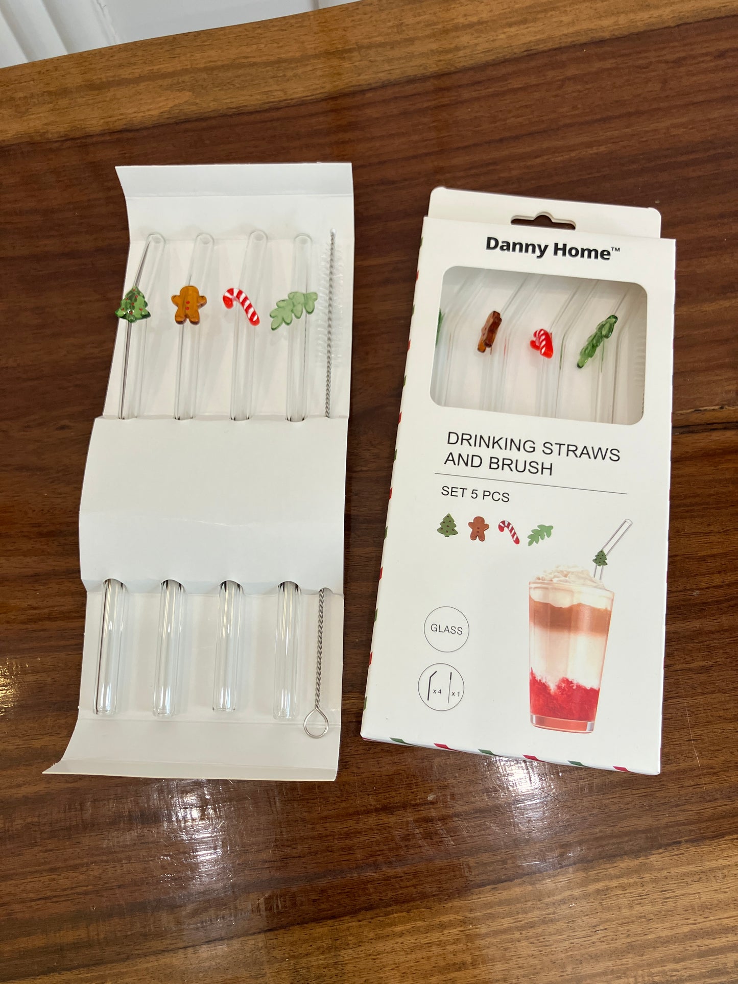 Danny Home Christmas Straw🎄 5Pcs