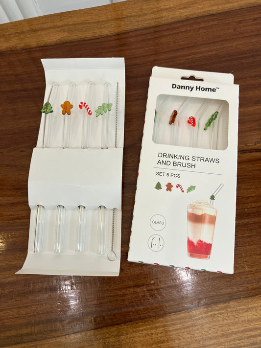 Danny Home Christmas Straw🎄 5Pcs