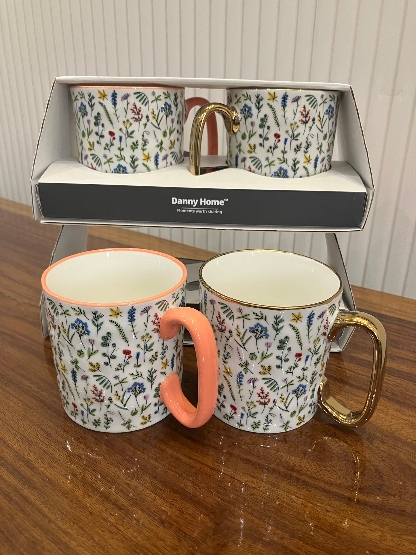 Danny Home Porcelain Mug 2Pcs