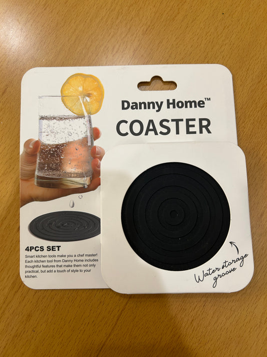 Danny Home Rubber Coaster 4Pcs