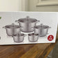 Danny Home Stainless Steel Cookware Set 9Pcs