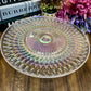 Danny Home Large Glass Cake Stand 1Pcs