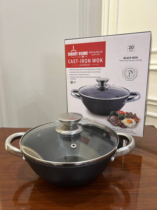 Danny Home Cast-Iron Wok 20CM
