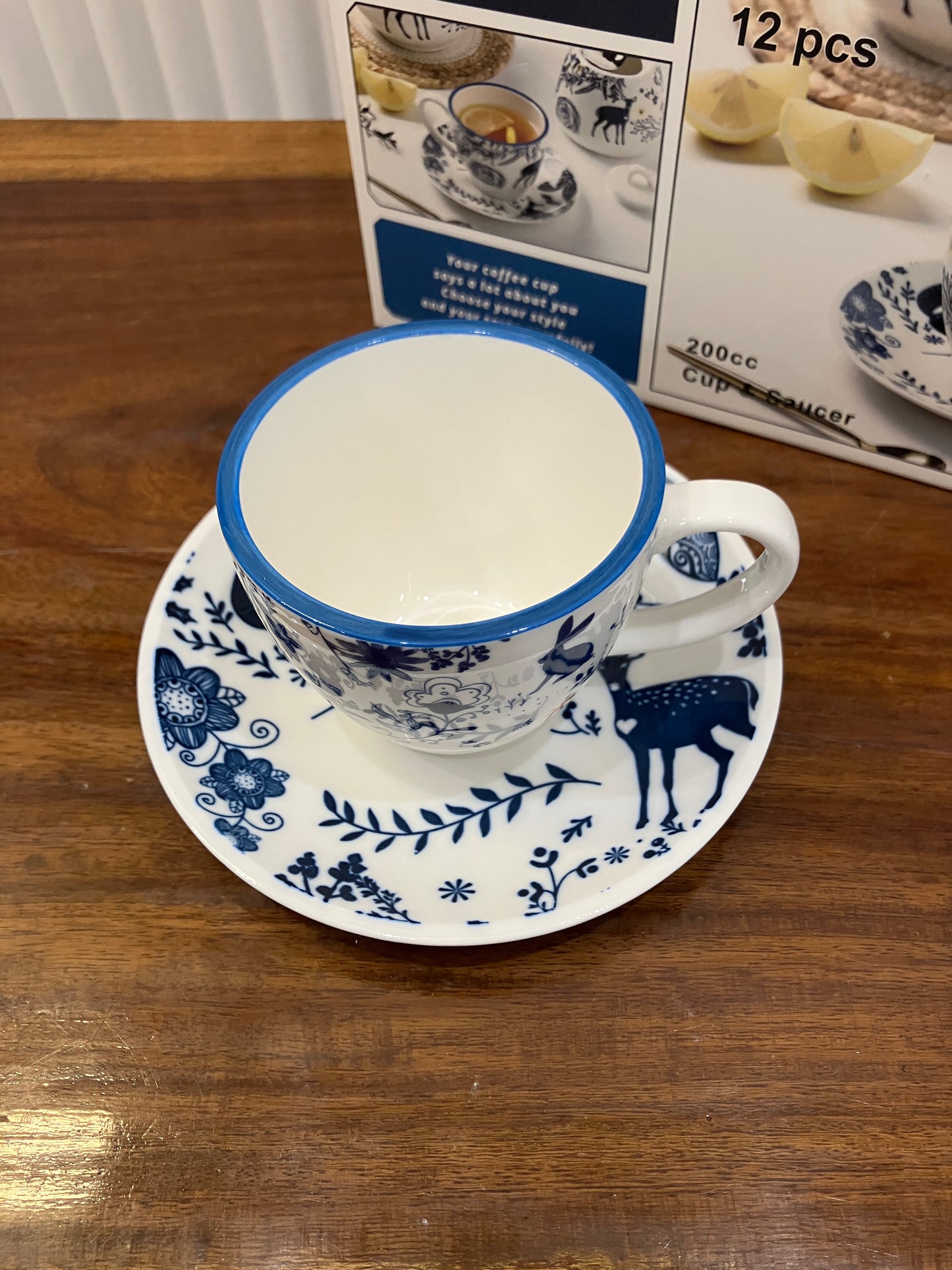 Danny Home Cup Saucer Set 6Pcs