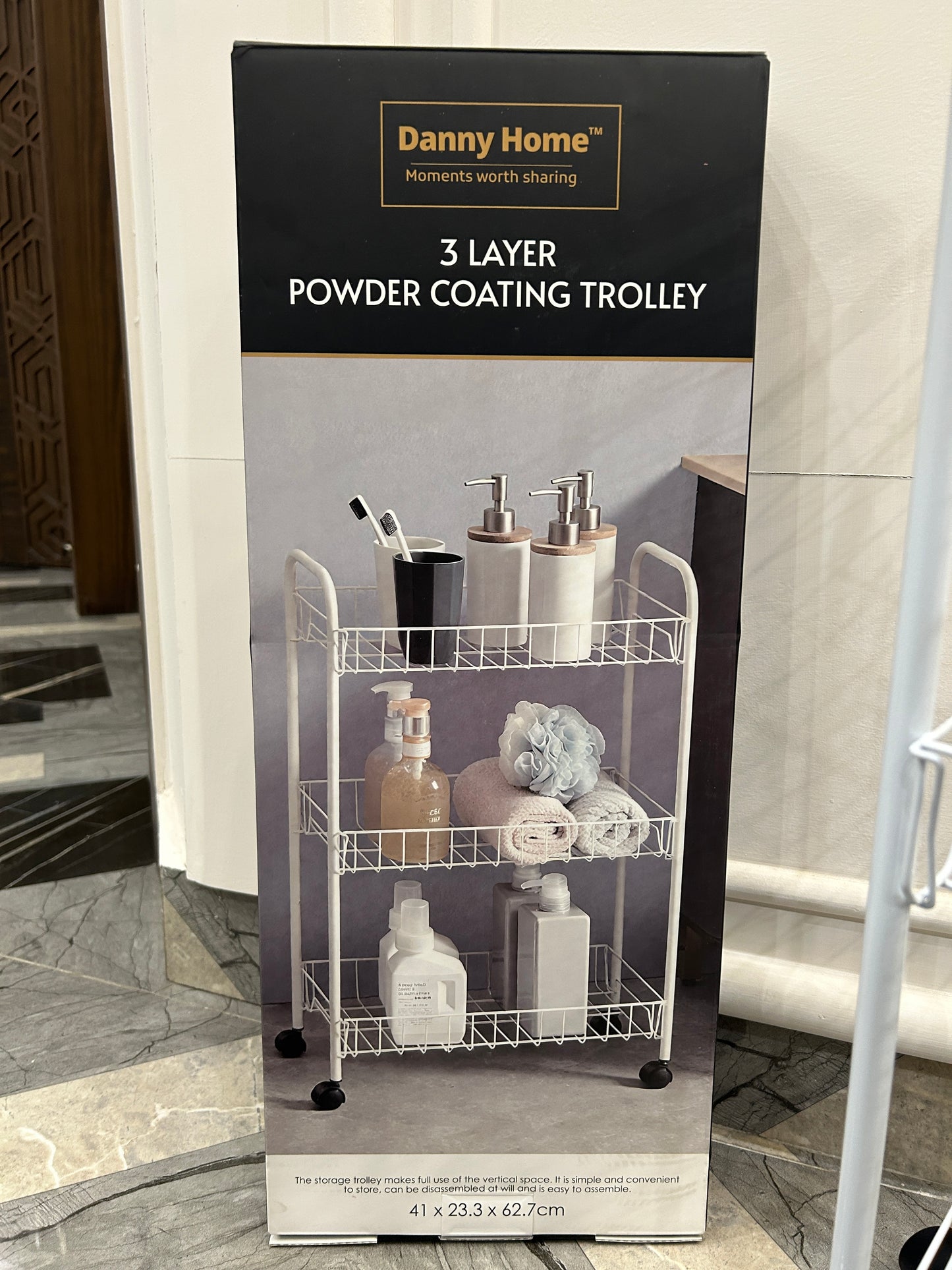 Danny Home 3 Layer Storage Trolley