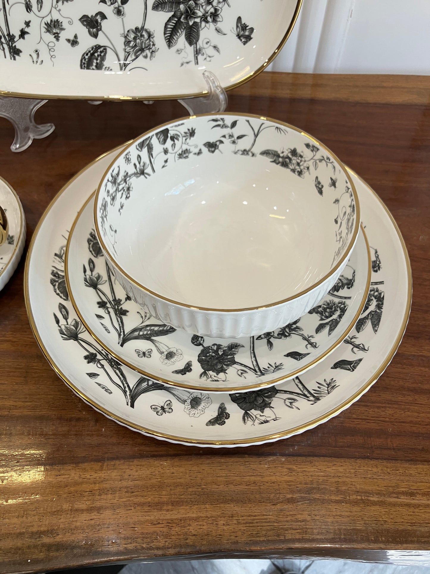Danny Home Black Gold Breakfast Set 32Pcs
