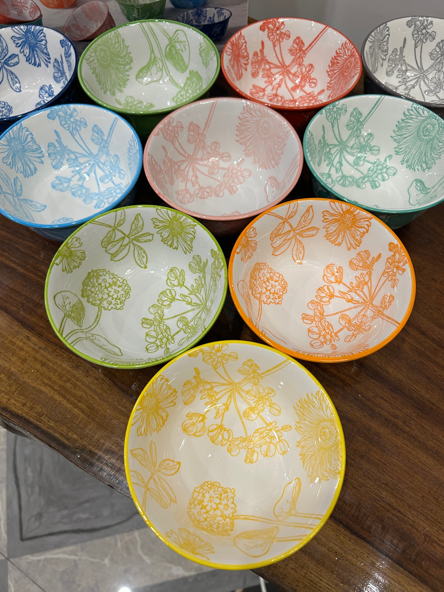 Danny Home Porcelain Sweet Bowl 10Pcs