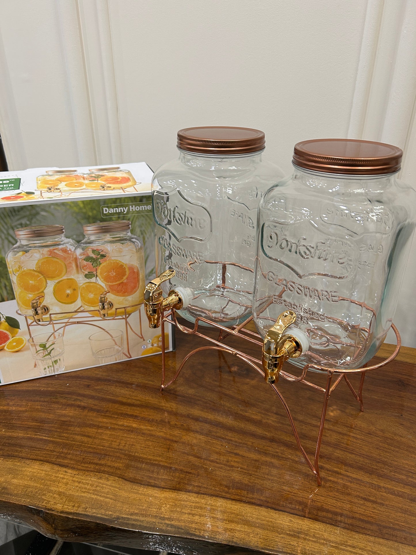 Danny Home Drinks Dispenser Golden 2Pcs