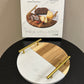 Danny Home Marble Wood Platter (Round)