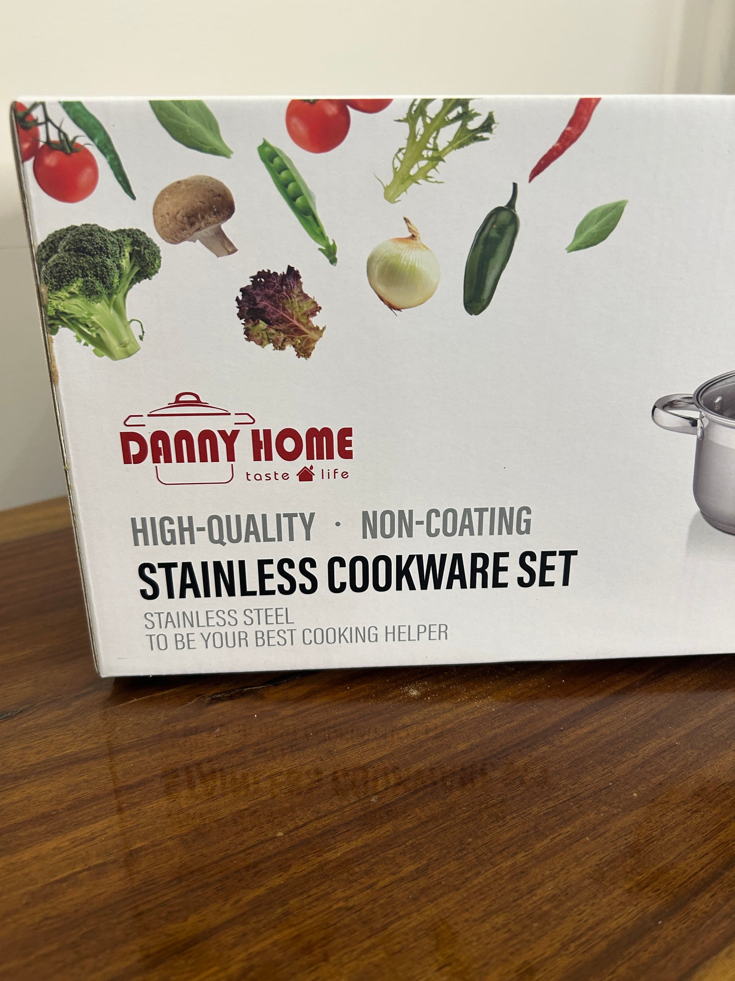 Danny Home Stainless Steel Cookware Set 7Pcs